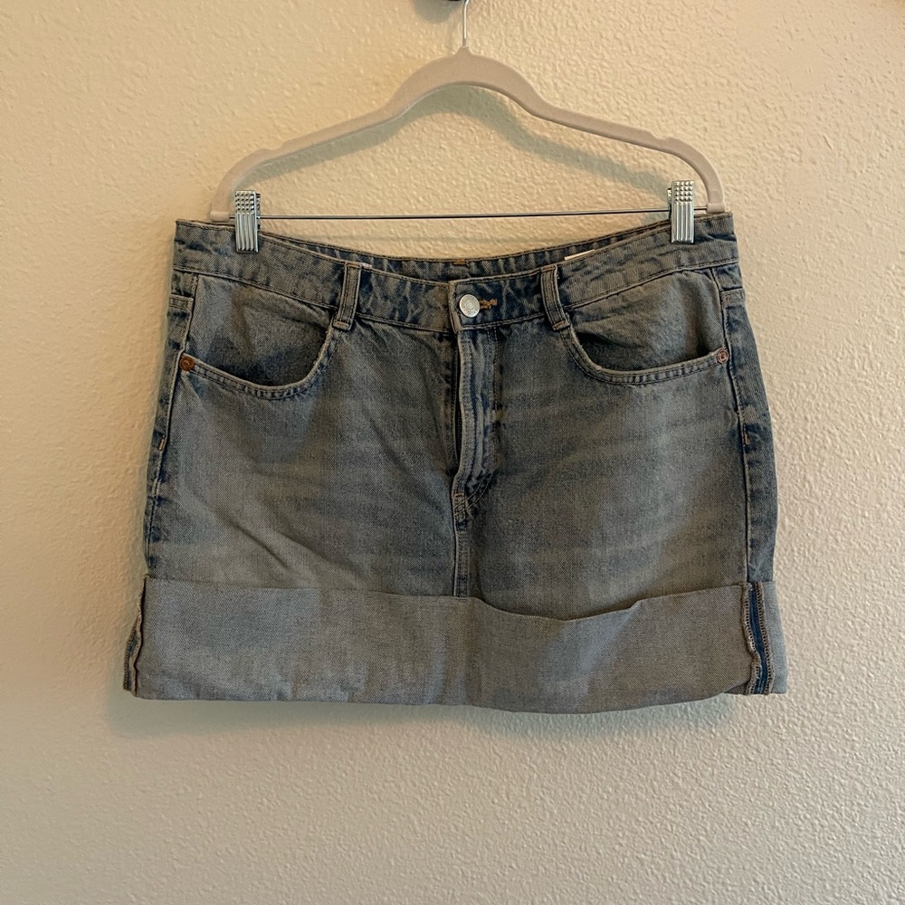 Zara Denim Mini Skirt